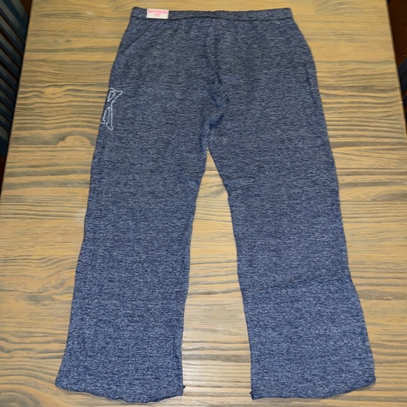 Victoria’s Secret PINK Heather Navy Terry Hoodie and Sweatpants Set - Picture 4 of 14